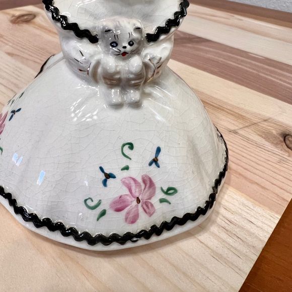 Vintage Josef Originals MINDY with her Cat Ceramic Figurine, Knick Knack - Picture 7 of 10